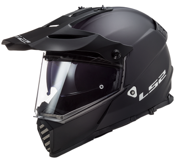 Motosiklet Kask Pioneer Evo Mat Siyah Beden: L LS2
