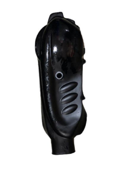 Scooter 125 Serisi Karter Sol Kapak Siyah Rialli