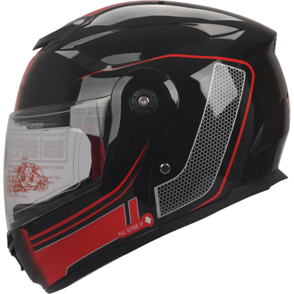 Motosiklet Kask RSV 960 Çeneden Açılır Vizörlü RSV