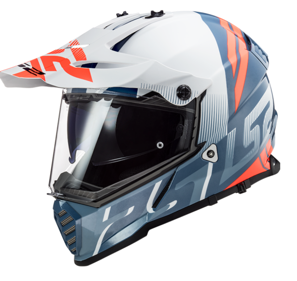 Motosiklet Kask Evo Evolve Beyaz - Cobalt Beden: L LS2