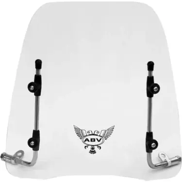 Motosiklet Siperlik Camı Kısa Boy 41-44 Füme ABV