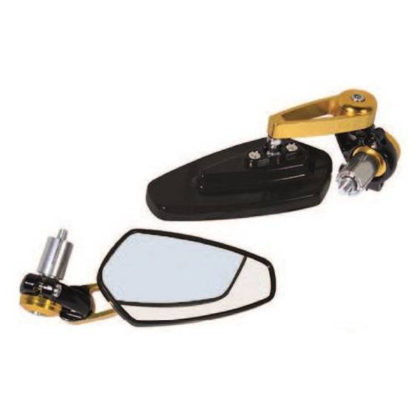 Motosiklet Gidon Ayna Takımı Sarı - Siyah MTS