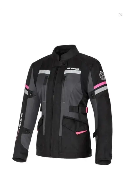 Scoyco JK 122W Mont 4 Mevsim Kadın Siyah-Pembe Beden: S