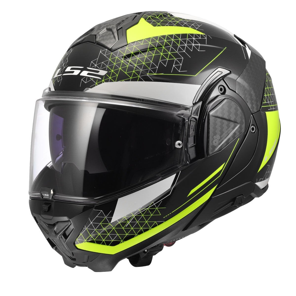 LS2 Advant 2 Astral Kask Neon Sarı Beden: XXL