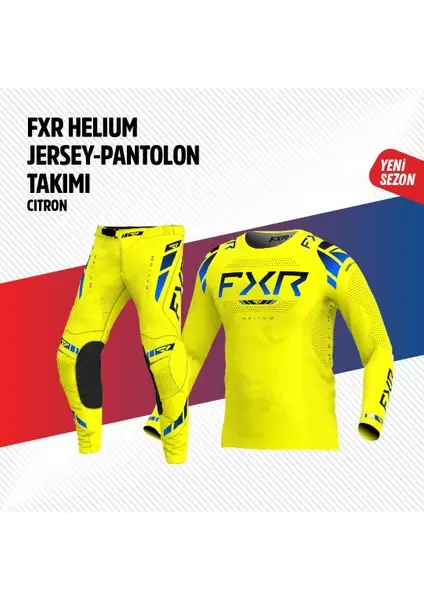 Jersey Pantolon Takımı FXR Sarı Beden: XL
