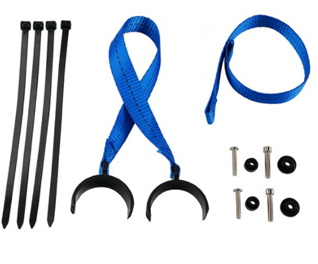 Motocross - Enduro Ön ve Arka Çeki Halatı Mavi Empar