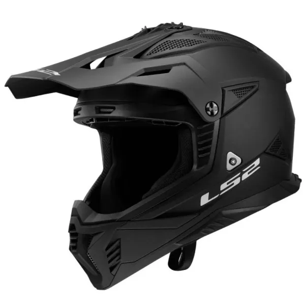 LS2 Fast 2 Kask Mat Siyah Beden: XL