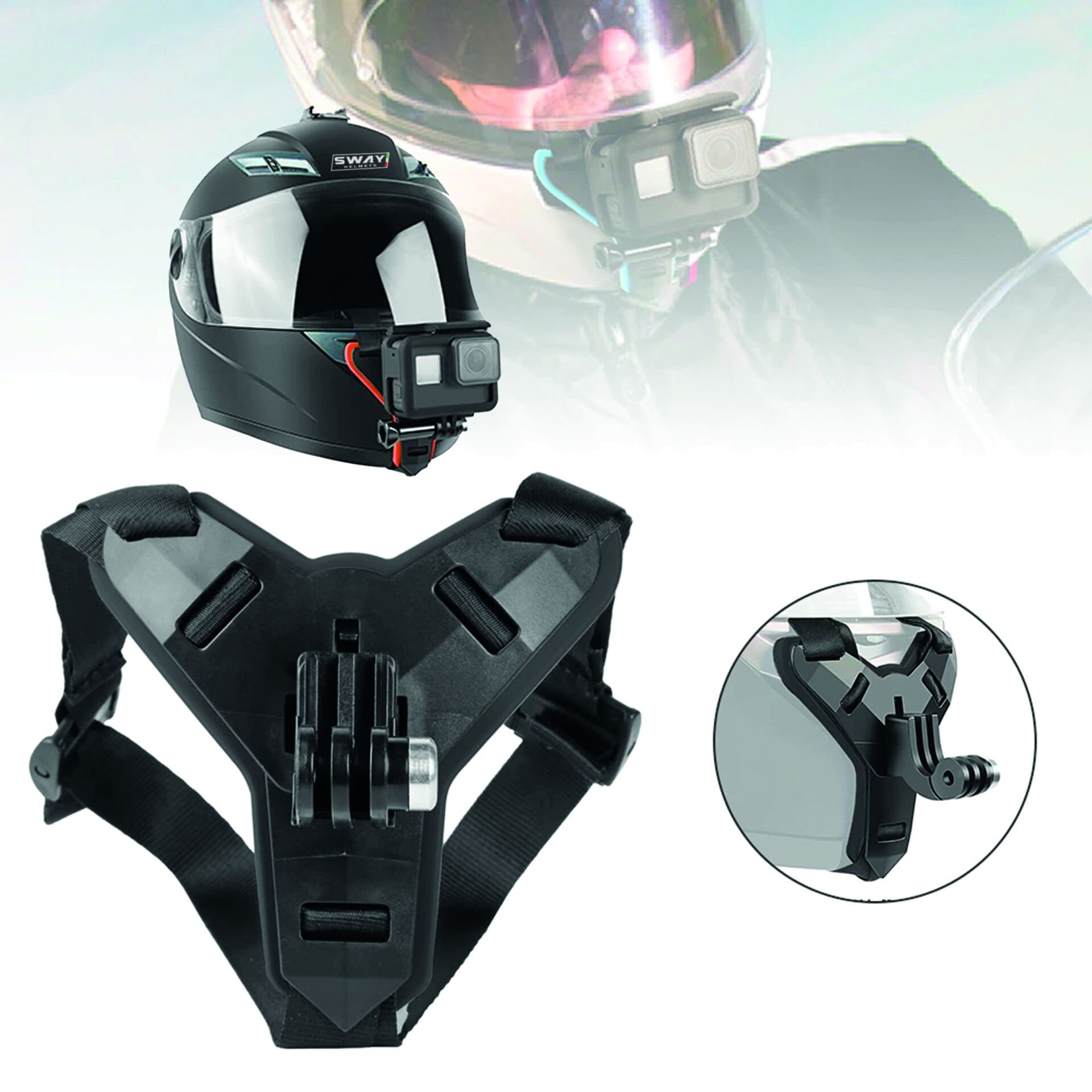 TEX SW711 Kask Kamera Tutucu