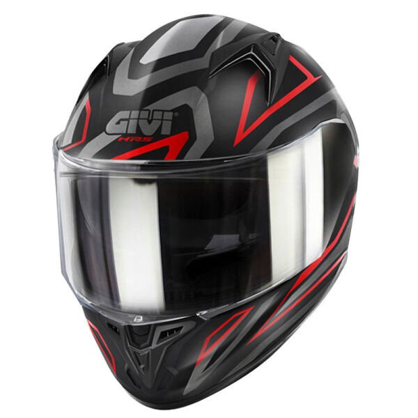 Givi 50.7 Proton Kask Mat Titanyum-Kırmızı Beden:XL