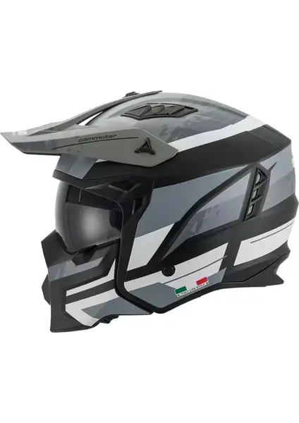Sway X1 Trak Kask Black Grey Beden: 2XL