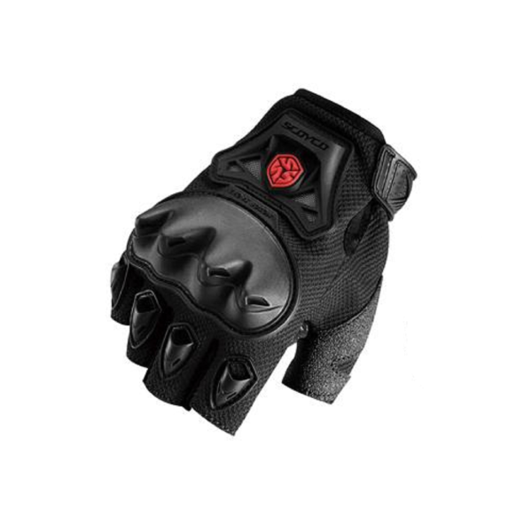 Motosiklet Eldiven MC29D Yarım Siyah Beden:XL Scoyco