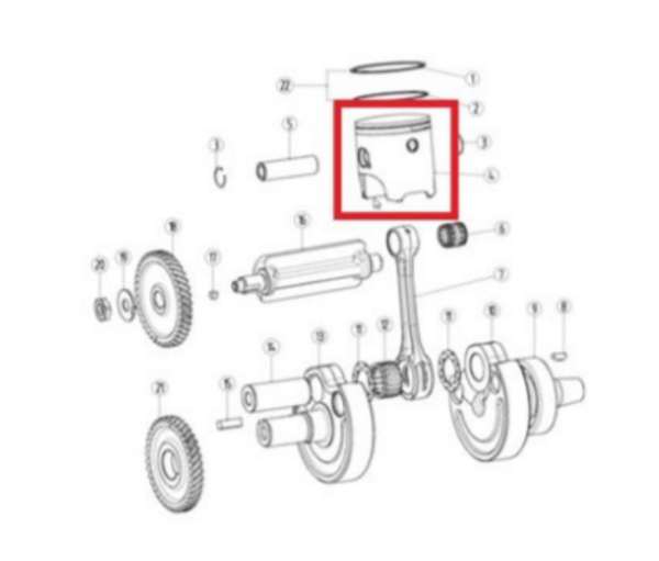 Kayo KT 250 Piston Orjinal