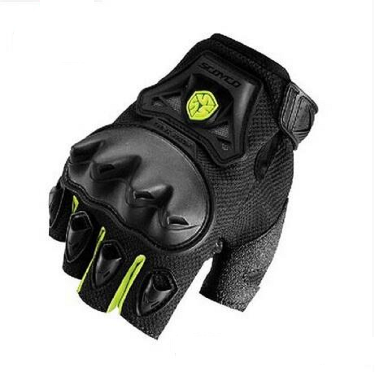 Motosiklet Eldiven MC29D Yarım Yeşil Beden:XL Scoyco