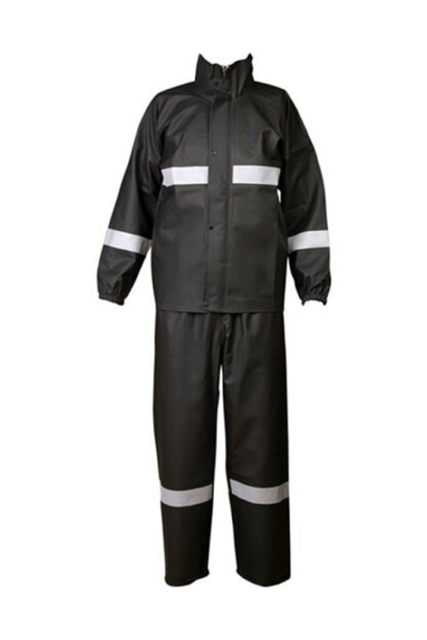 Yağmurluk Takımı Reflektörlü Siyah Beden:s Yerli