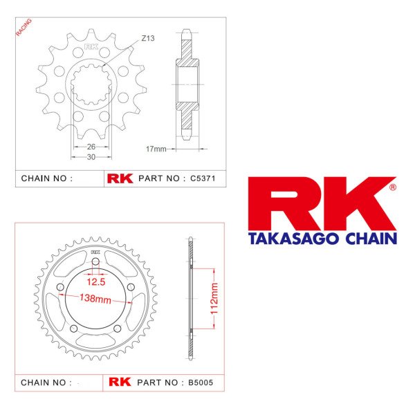 Honda Cbr600rr Dişli Seti 07-11 Rk