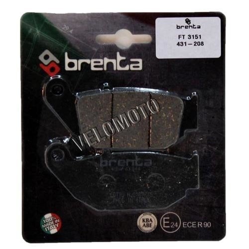 Motosiklet Fren Balatası Disk Ft3151 Organik Brenta