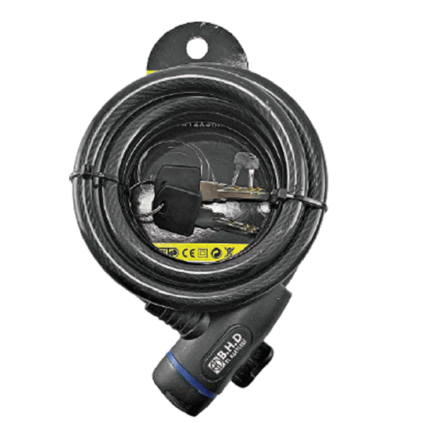 Halat Kilit 12mm X 150cm Siyah BHD