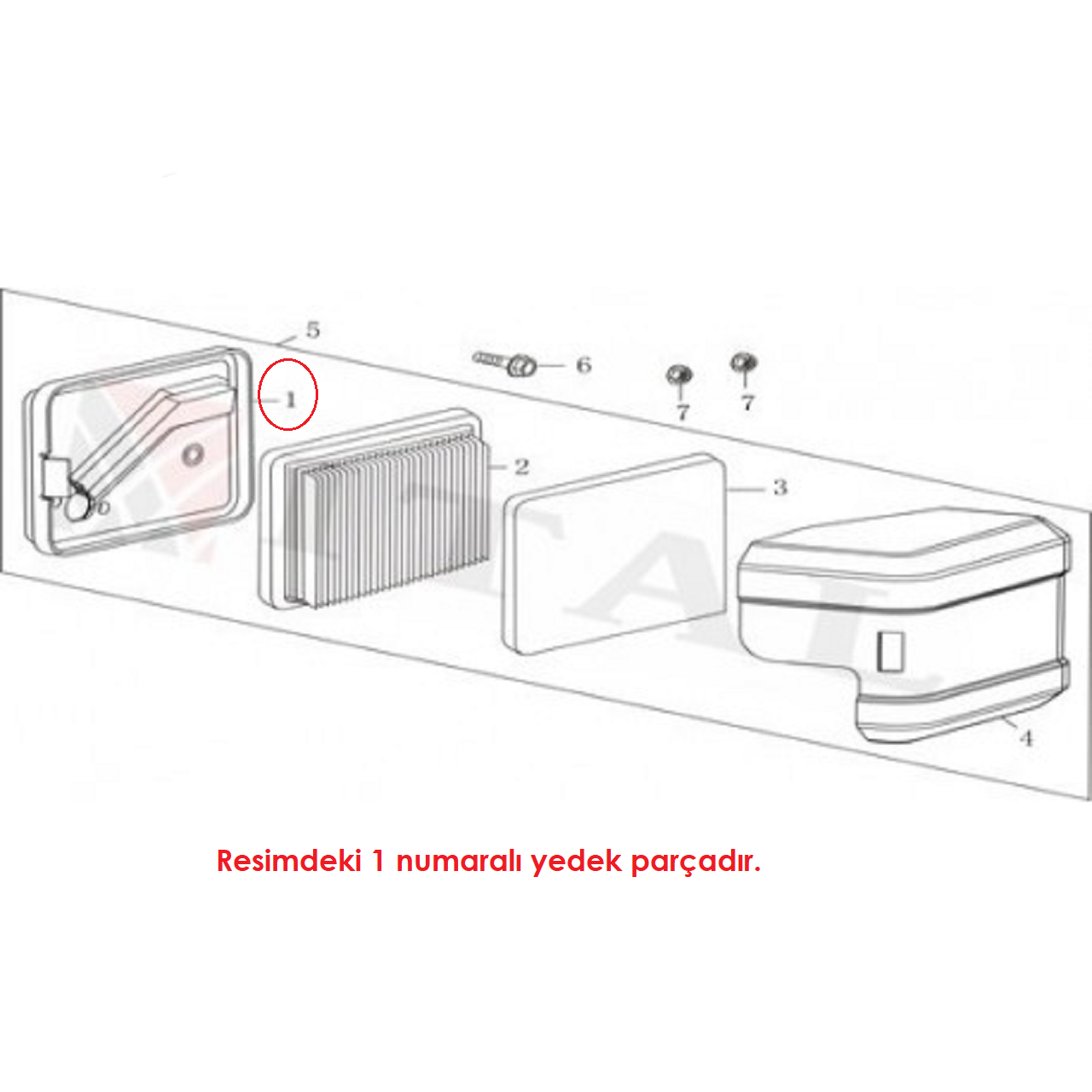 Loncin LC1P70FA Hava Filtre Adaptörü İtal