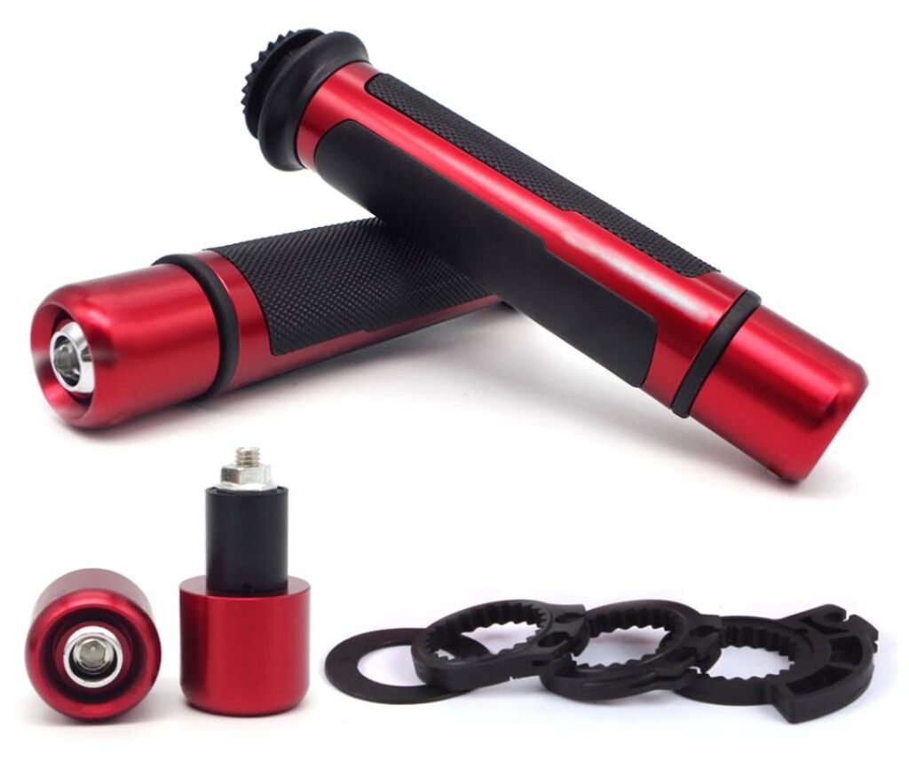 Motosiklet Elcik ve Tapası Set Kırmızı Barracuda