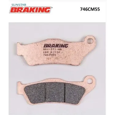Motosiklet Fren Balatası 746CM55 Sinterli Braking
