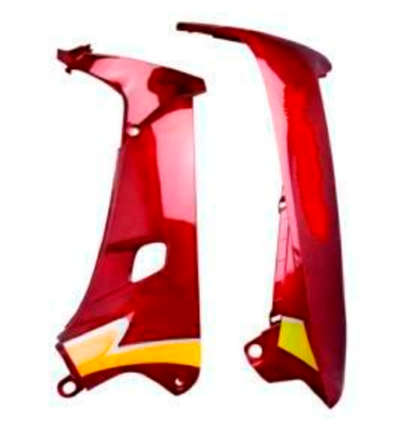 Ramzey C100 Dizlik Takımı İç-Dış Sağ Kırmızı Prc