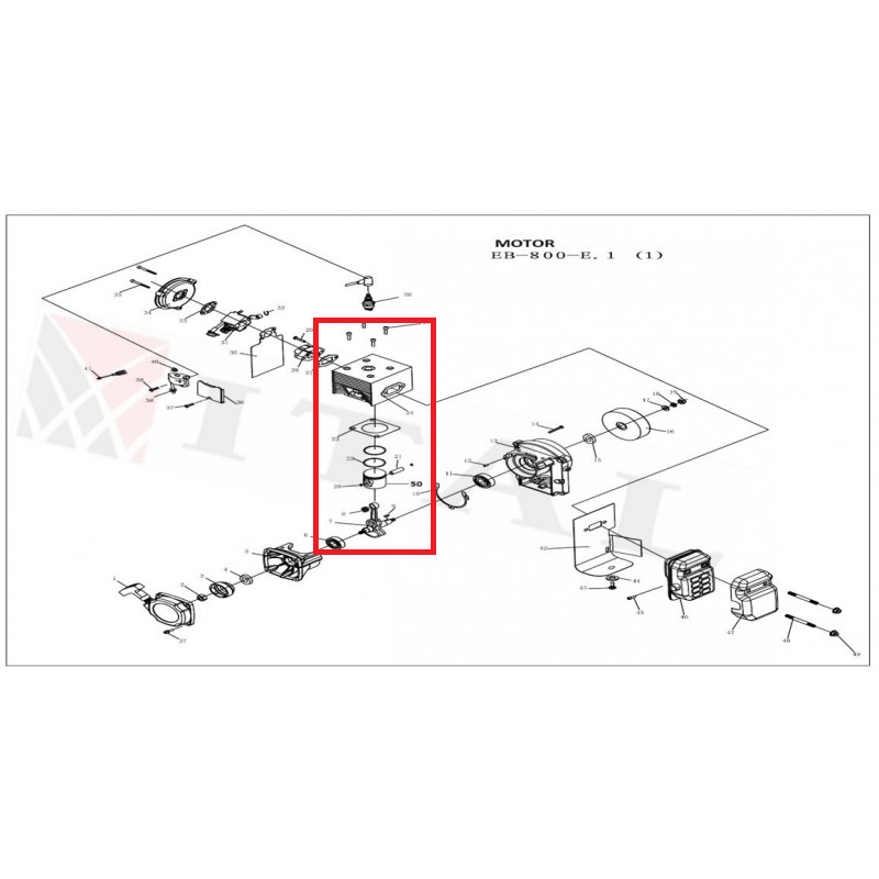 Hyundai EB800 Silindir Piston Sekman Takımı (Üfleme) Orjinal