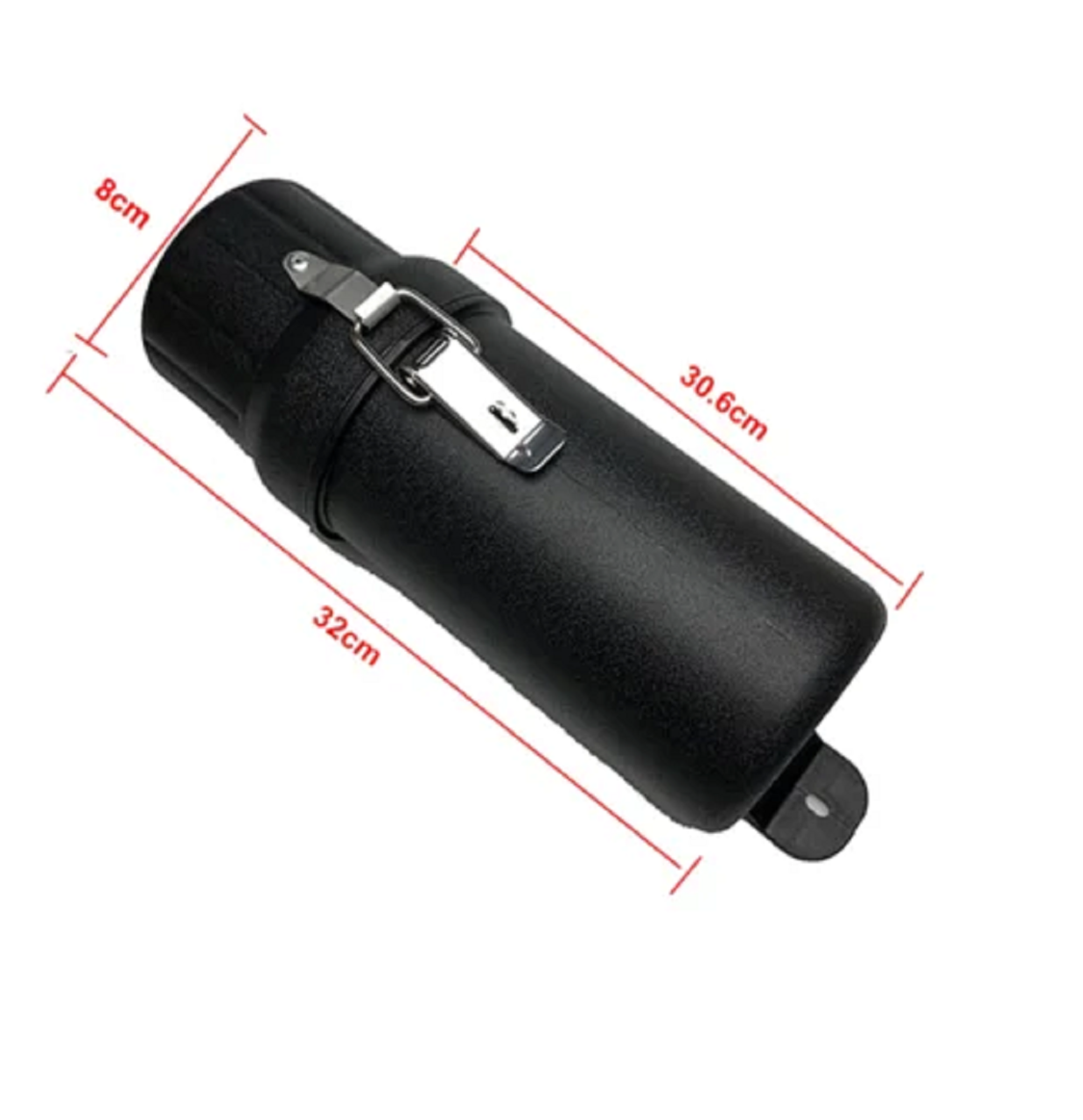 Motosiklet Avadanlık Kutusu Yuvarlak Vidalı Kapak ve Kilitli Yerli