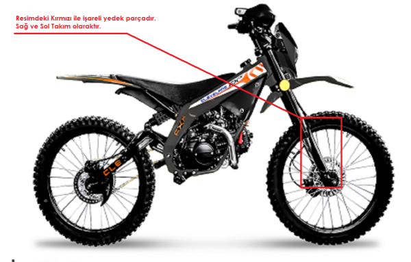 Yuki FX1 Ön Amortisör Koruyucu Kapak Takımı Orjinal