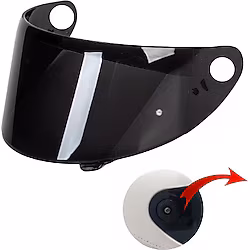 AXXIS Visör MT-V-18 Max Vision Smoke Siyah Orjinal