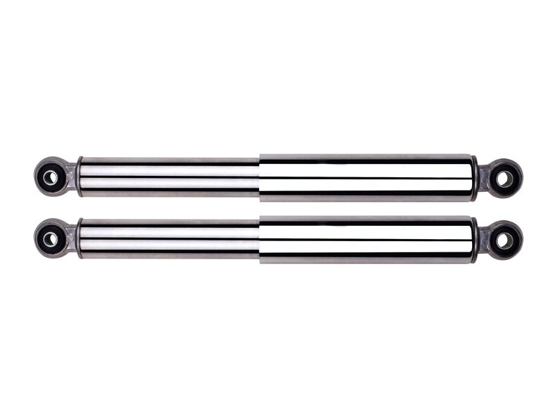 Mobylette Arka Amortisör Takımı 28cm Nikel Kapalı Monero