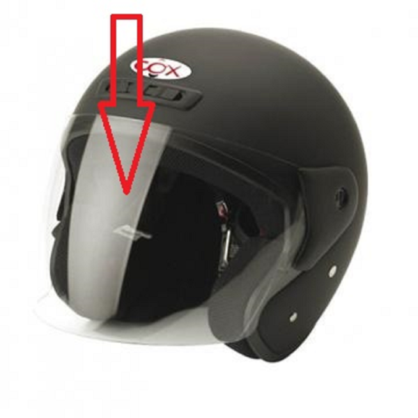 Cox JET Kask Camı Beyaz Orjinal
