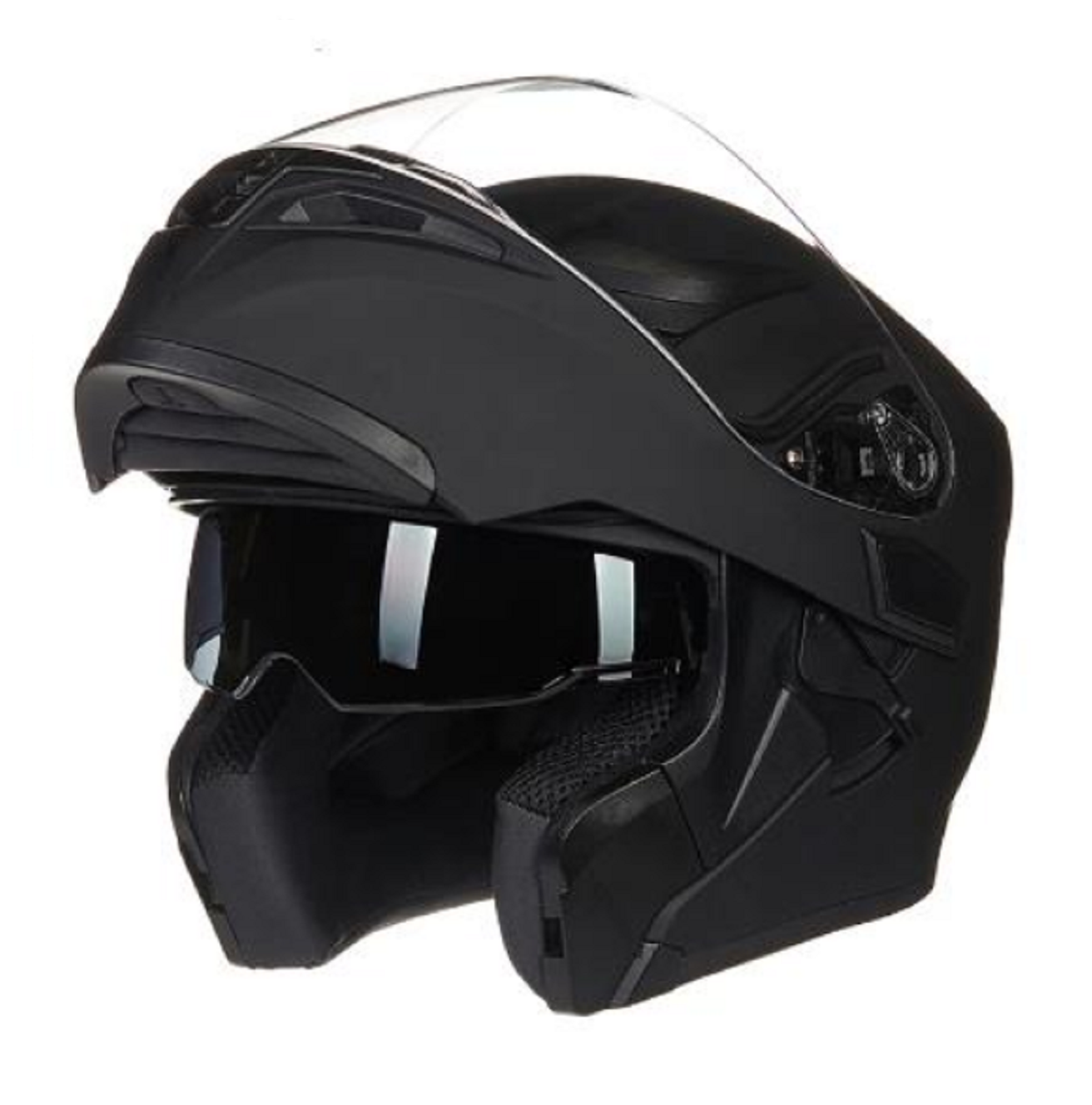 Kask JK-A1 Çeneden Açılır Vizörlü Mat Siyah 2012 Beden: L STROMAS