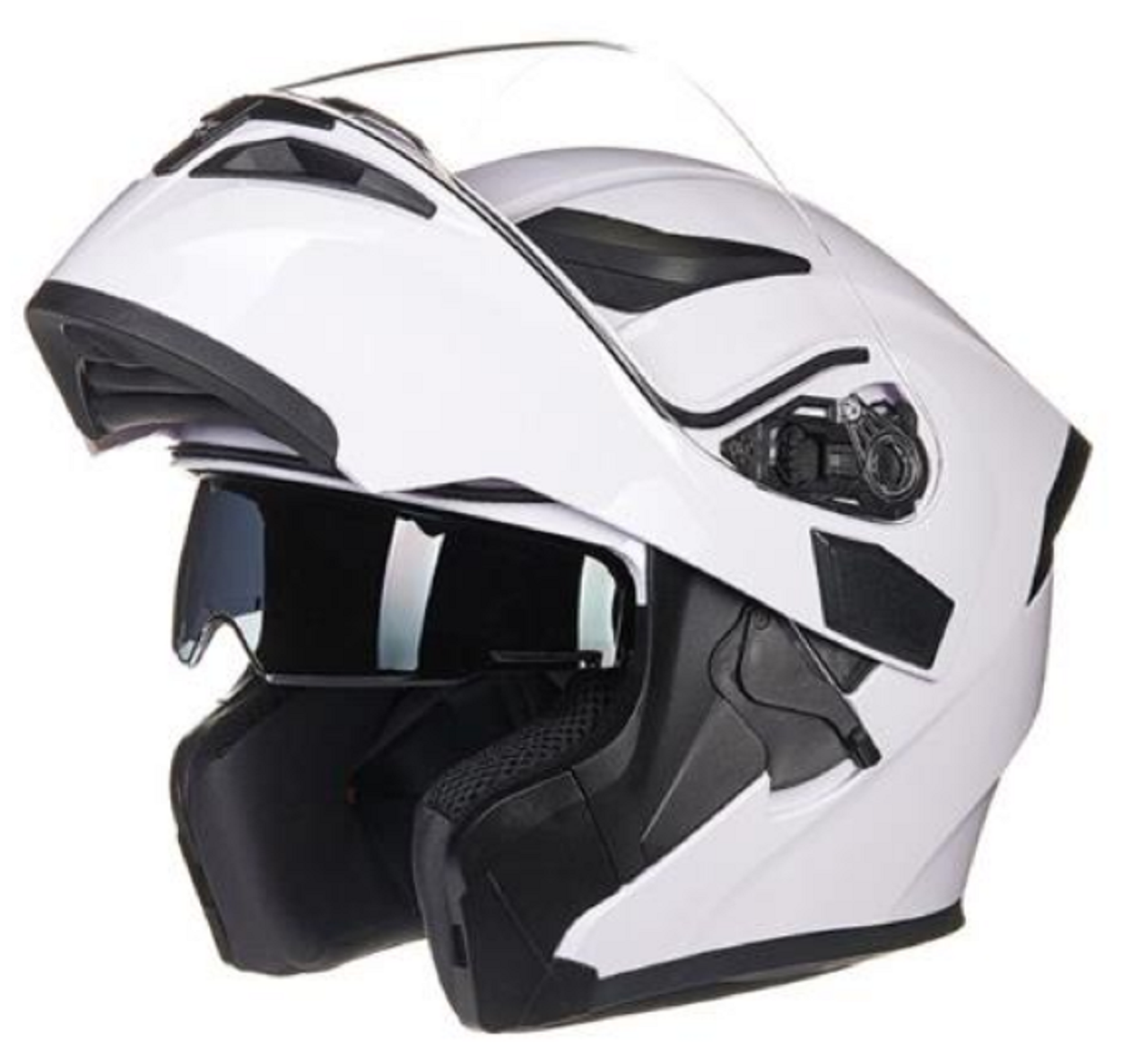 Kask JK-A1 Çeneden Açılır Vizörlü Beyaz 2015 Beden: M STROMAS