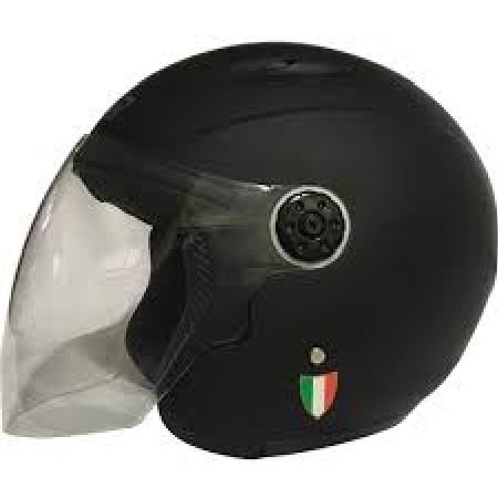 Motosiklet Kask Çenesiz 601 Model Mat Siyan Beden:m Free-m