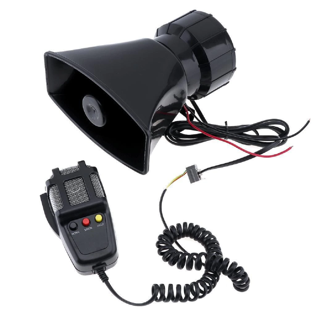 Polis Sireni 4 Modlu Yüksek Sesli Megafonlu Üniversal Prc