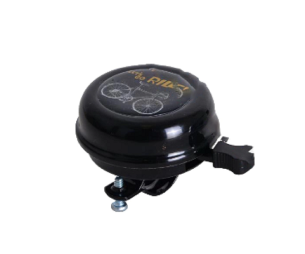 Bisiklet Zil Resimli Krom-Siyah Rectus