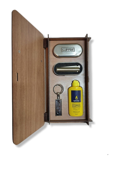 Clipper Çakmak Seti Gri