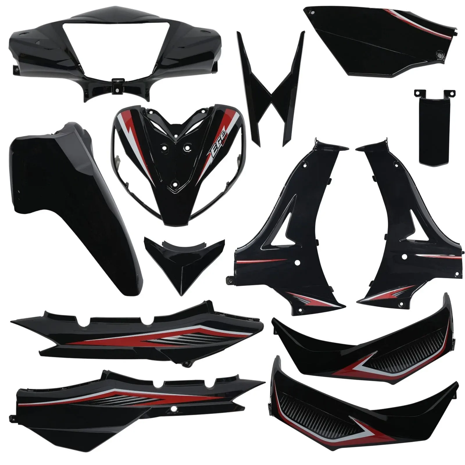 Kuba EGE 50 Kaporta Seti Siyah CTVR