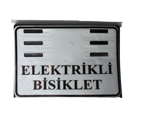 E-Bike Plakalık Plastik Empar