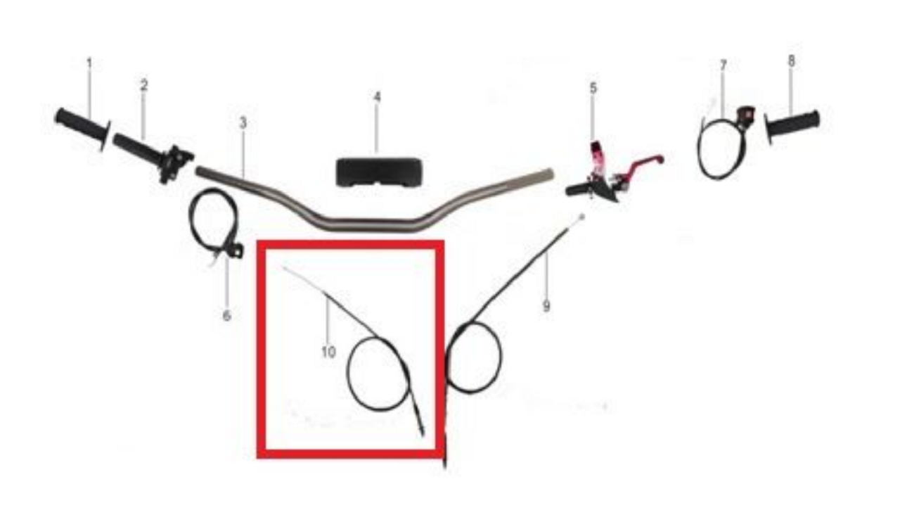 Kayo KT250 Gaz Teli Orjinal