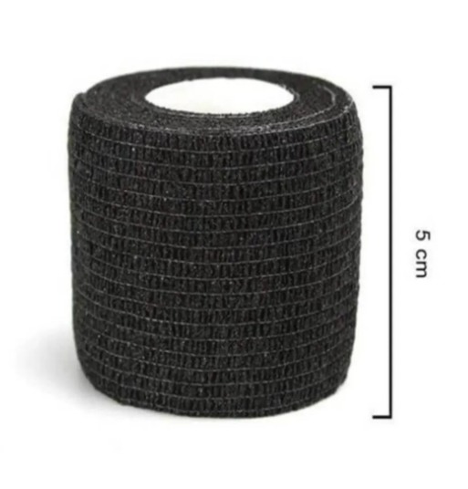 Elastik Bandaj Yapışkanlı 5cm X 4.5 mt Siyah Dedeks