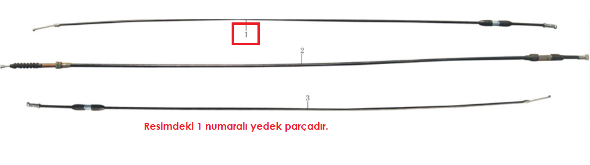 Apachi XZ250R Gaz Teli Kancalı 4V (27HP) Orjinal