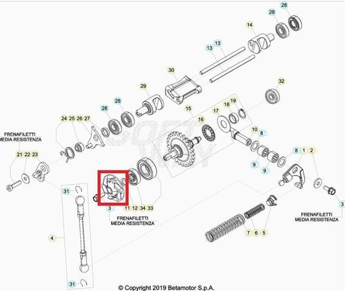IMPELLER WATER PUMP BETA ORJ YP B5